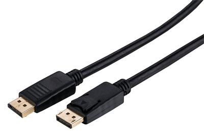 Kabel C-TECH DisplayPort 1.2, 4K @ 60Hz, M/M, 5m